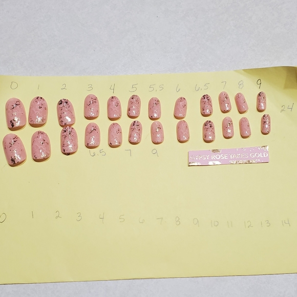 Lot of Red Aspen Nail Dashes - Sparkle, shiny, pretty, Leopard! - Picture 4 of 11